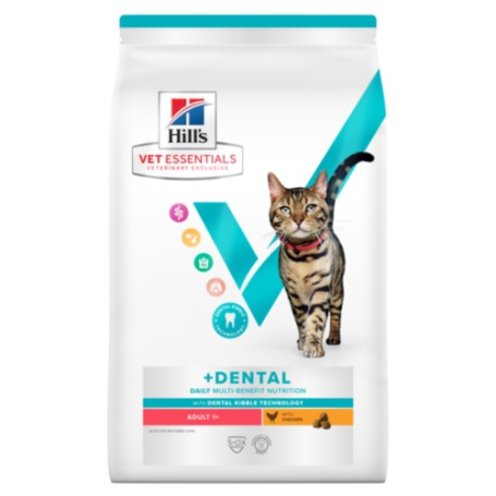  Hill's VetEssentials Feline Multi-Benefit Dental Adult Chicken 1,5KG