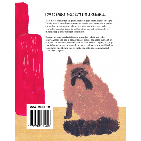 Eerste Hulp bij Kattenkwaad - backcover Eerste Hulp bij Kattenkwaad - backcover
