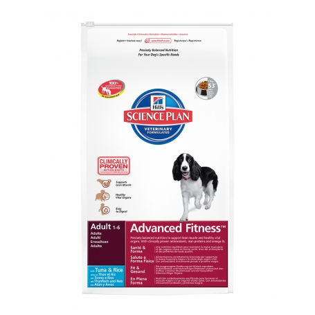 Science Plan Canine Adult Advanced Fitness Medium Tuna & Rice Science Plan Canine Adult Advanced Fitness Medium Tuna & Rice