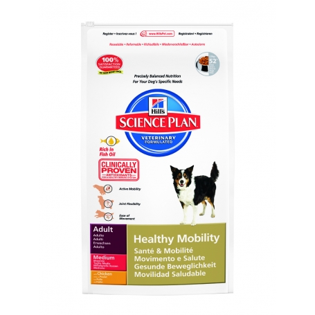 Science Plan Canine Adult Healthy Mobility Medium Chicken Science Plan Canine Adult Healthy Mobility Medium Chicken