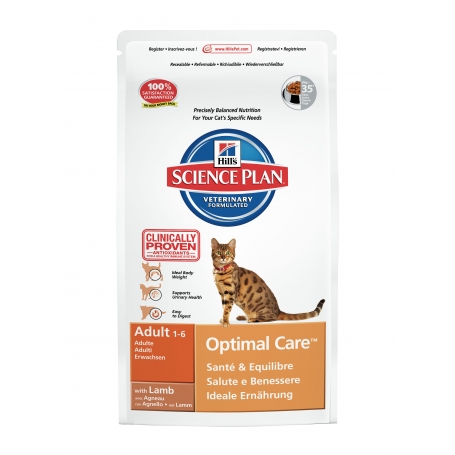 Science Plan Feline Adult Optimal Care with Lamb Science Plan Feline Adult Optimal Care with Lamb