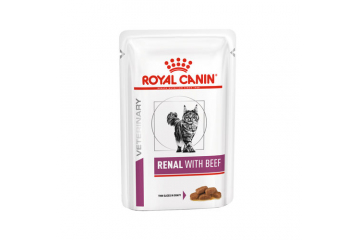 Royal Canin VDIET Kat Renal Beef Pouch 